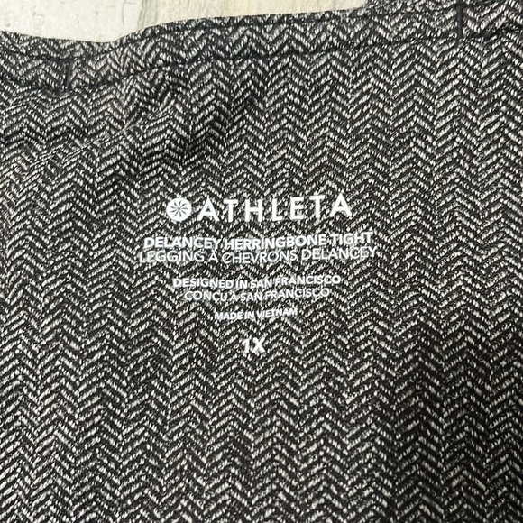 Athleta Delaney Herringbone Tight Size 1X - Picture 3 of 10